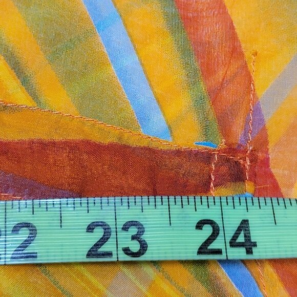 CUSTOM Made Silk Kaftan Multicolor Dress Caftan Tunic Silk Cover Up Silk Gown - Picture 11 of 14